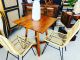 MASH-03 SQUARE TEAK TABLE SET WITH CHAIRS