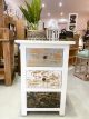 DF-BDS03 Bedside Table Three Drawer Shabby Chic