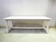 Solid White Hampton Bench-Coffee Table