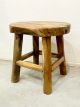 JARRY'S STOOL/SIDE TABLE SOLID TEAK WOOD