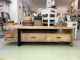 MR-94 Solid Mango Wood TV Unit 3 Drawers