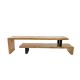 MR-95A EXTENDABLE TV UNIT Solid  Mango Wood