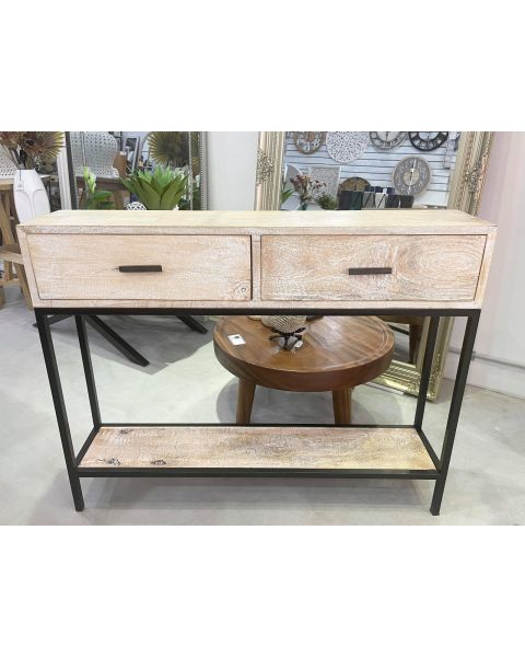 MM-136A Console Table "ELM" with two drawers
