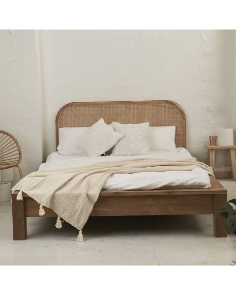 Beds Natural TEAK Wood Base