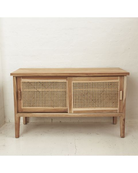 MR-05 Rattan and Solid Teak Console